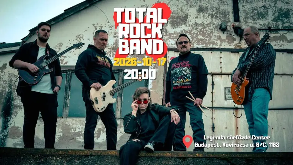 Total Rock Band koncert Budapesten (Legenda Sörfőzde Center)